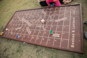 Giant Snakes & Ladders Game