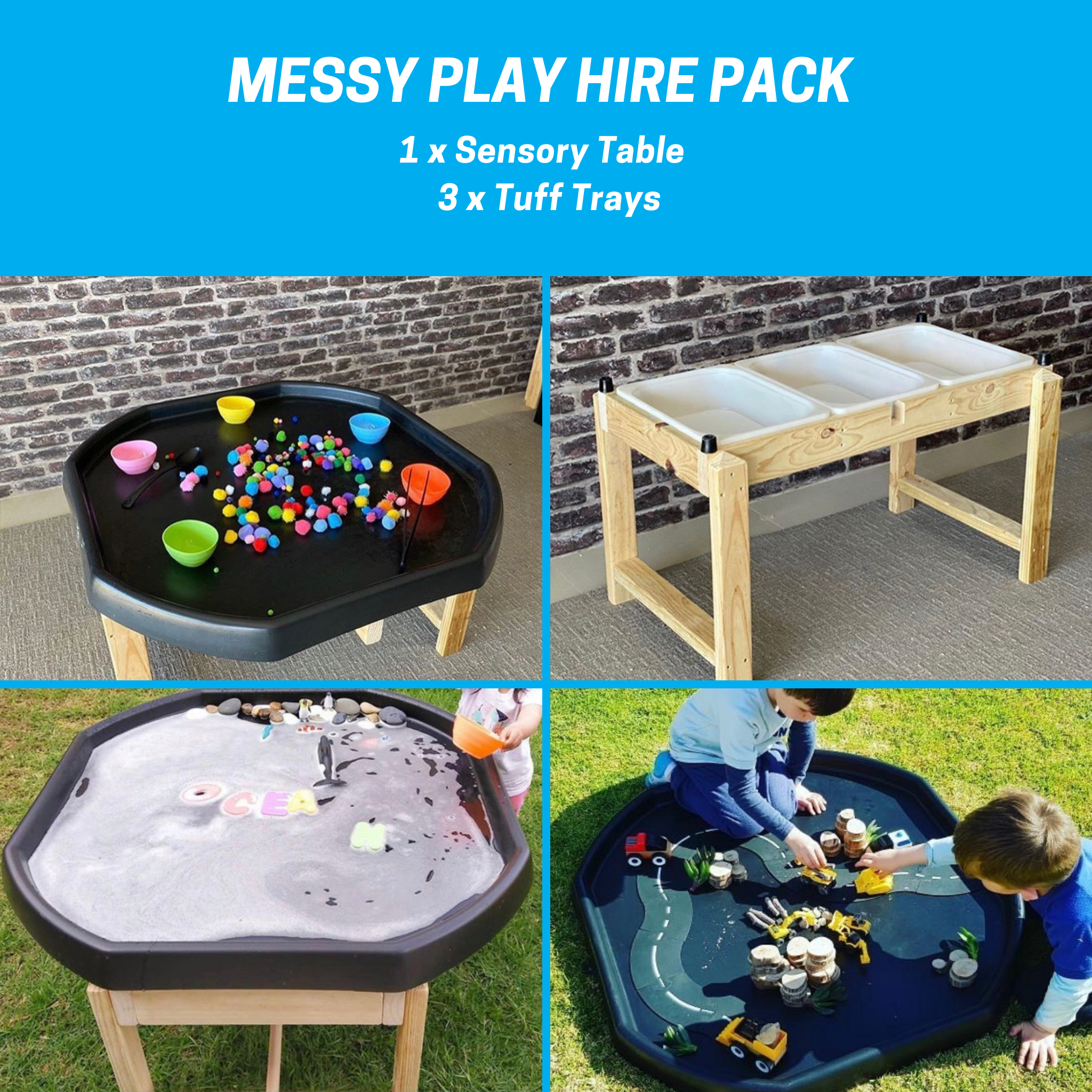 Messy Play Hire Pack – Creative Play Australia - Main Image