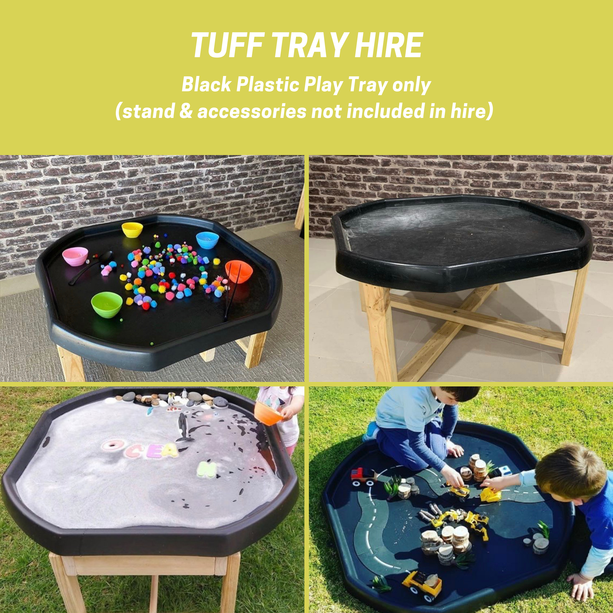 Tuff Tray Hire – Creative Play Australia