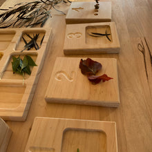 Load image into Gallery viewer, Double sided Counting Trays 1-10